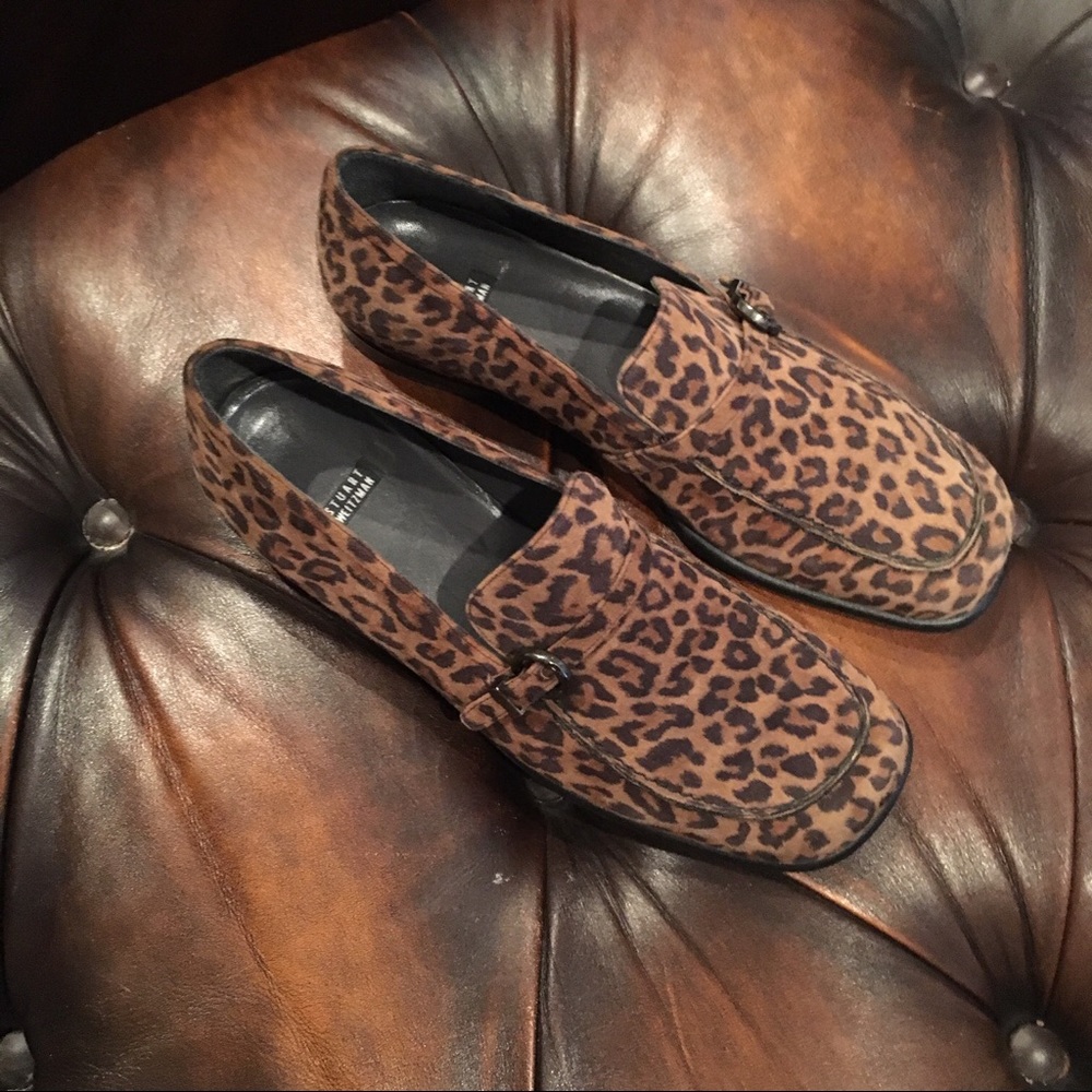 Stuart Weitzman Leopard Flats 8.5